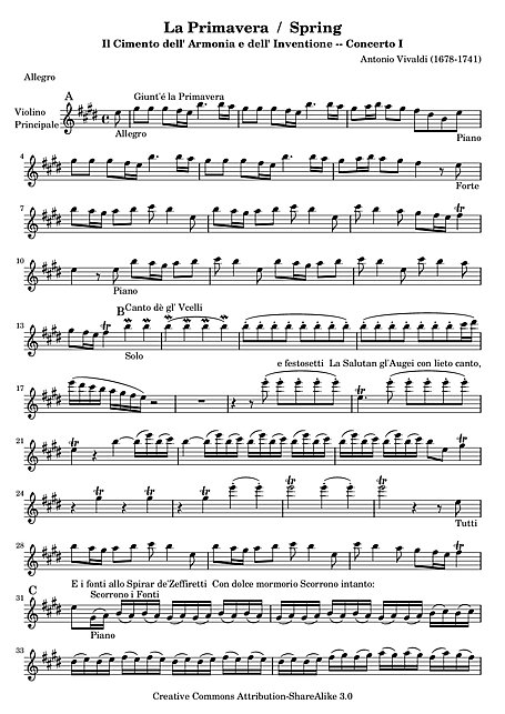 SCARICA AUTUNNO DI VIVALDI DA